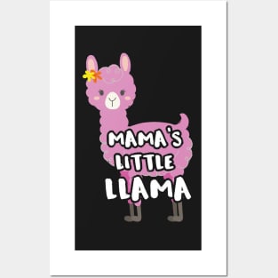 Matching Mother Daughter   Mamas Little Llama Posters and Art